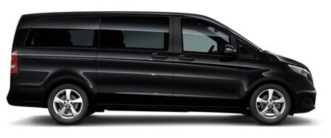 Black V Class Mercedes Benz
