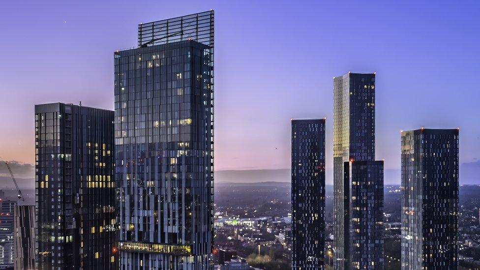 manchester skyline